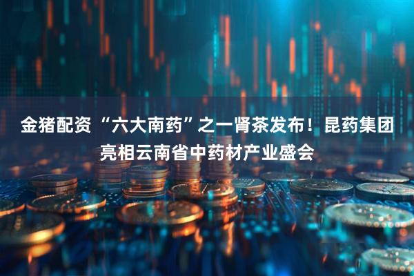 金猪配资 “六大南药”之一肾茶发布！昆药集团亮相云南省中药材产业盛会